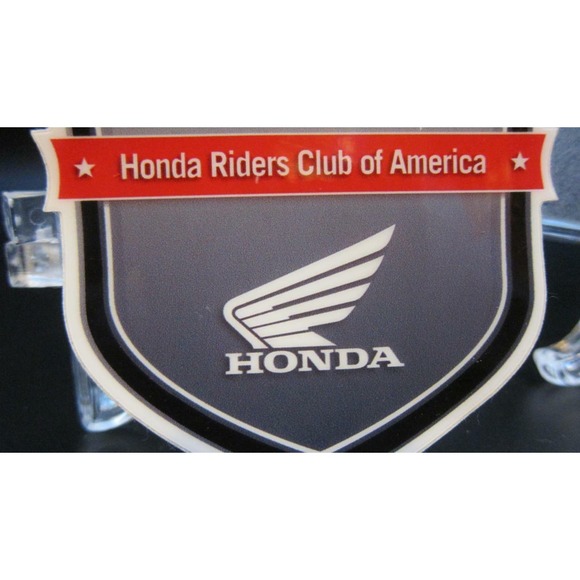 Honda Riders Club of America Pin & sticker Del Mar 1998 Vest Jacket lapel LOT 2 - Picture 4 of 10